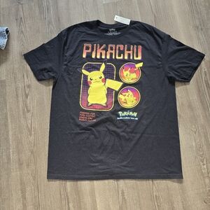 Pokemon Black Pikachu Kids Shirt